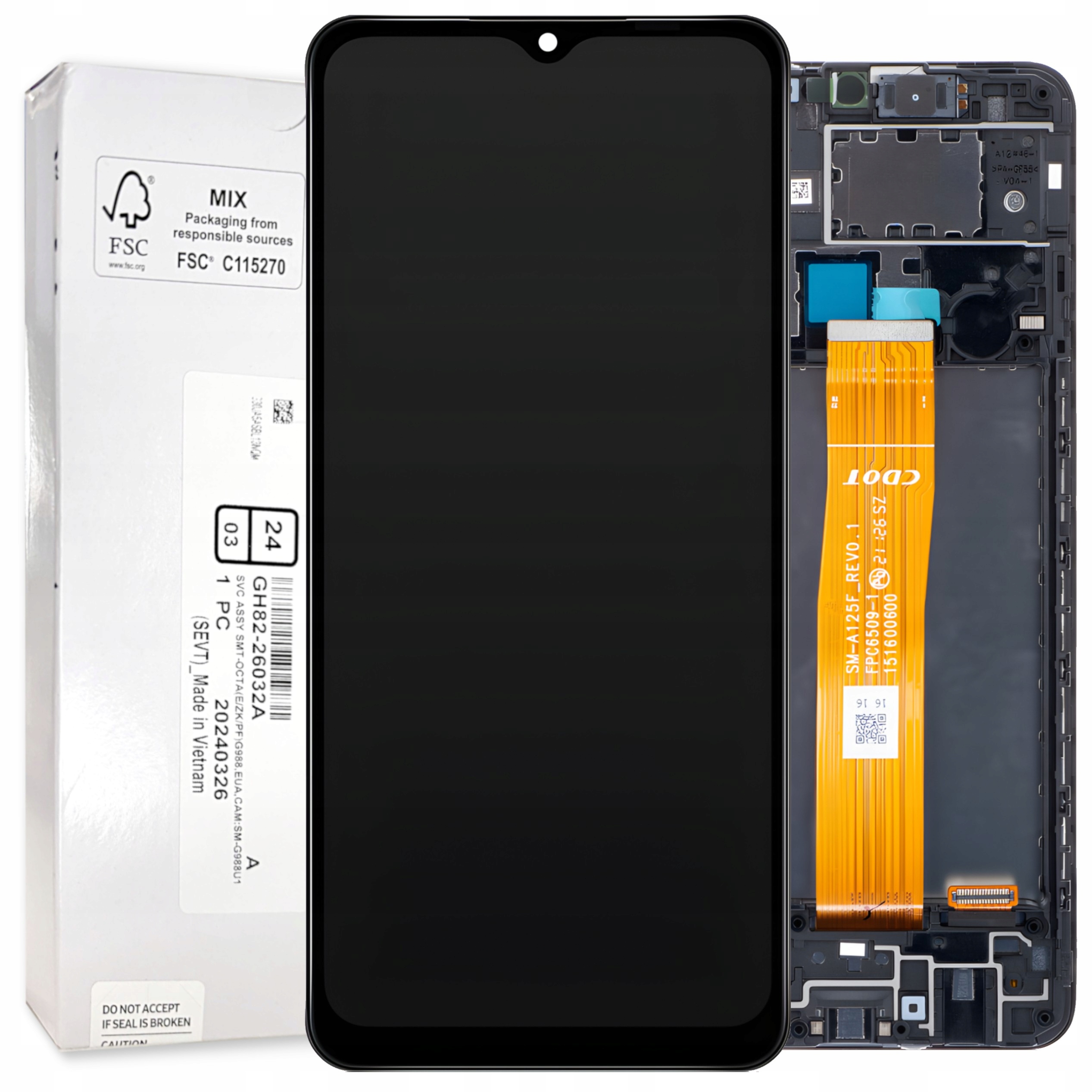 Wyświetlacz Samsung Galaxy A12 4G LCD SM-A125F – Oryginalny ekran do Twojego smartfona