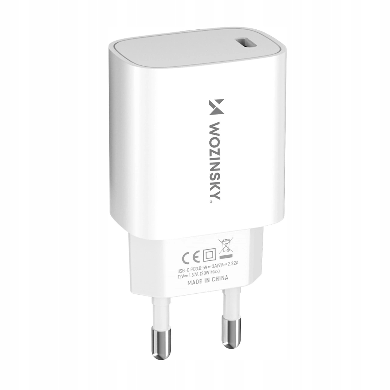 Ładowarka sieciowa Wozinsky WGWCCW 20W USB-C – Szybkie i bezpieczne ładowanie