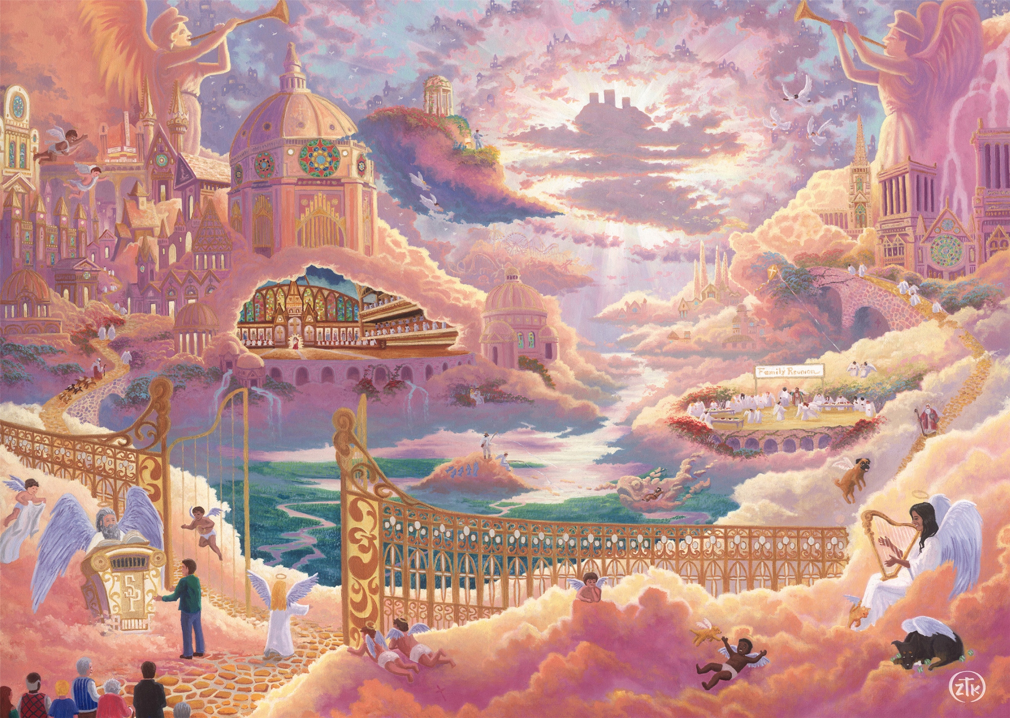 Puzzle PQ 1000 Królestwo niebieskie – Odkryj magiczny świat puzzli