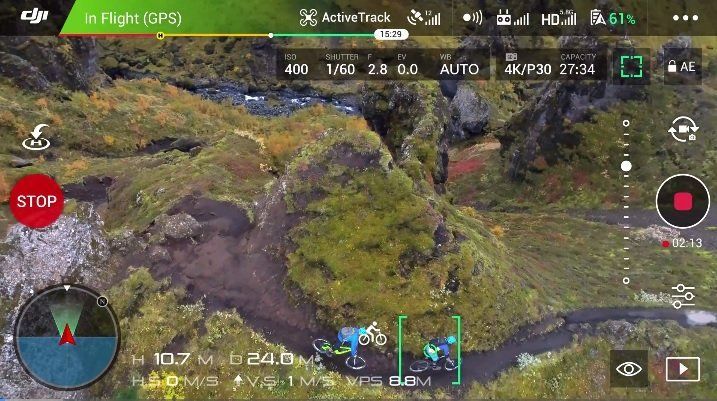 DJI Phantom 4 Pro+ V2.0 - Tryb ActiveTrack