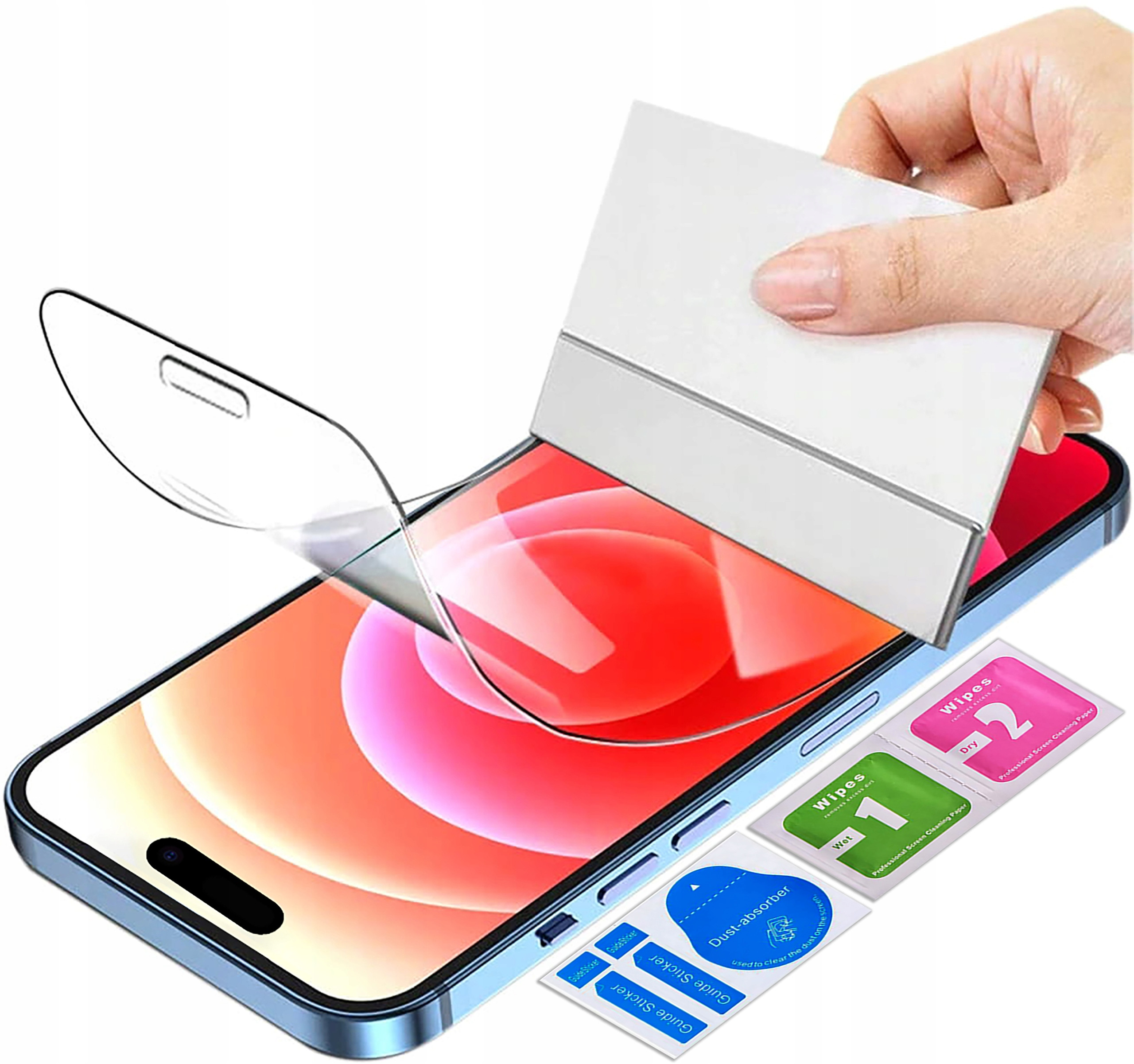 FOLIA OCHRONNA żelowa 3D do iPhone 16 Plus – Nowoczesna ochrona ekranu