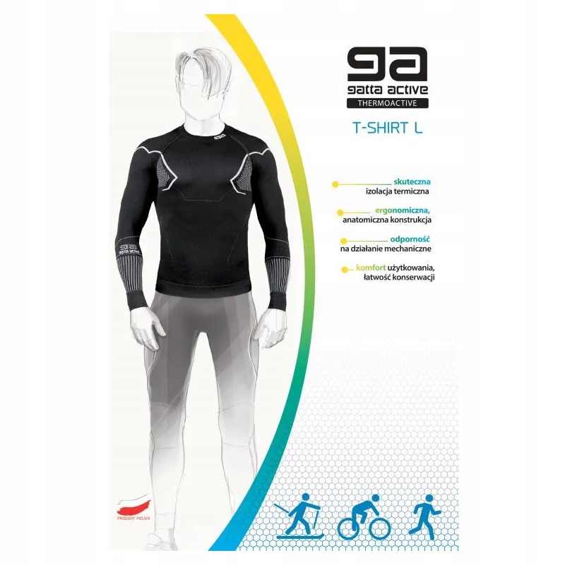 Koszulka Termoaktywna na Narty Sportowa Basic Mount 004.3014 – Idealna na zimowe aktywności