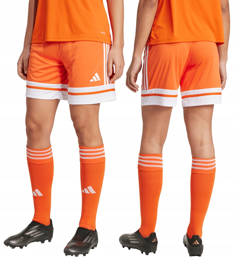 Spodenki damskie adidas Squadra 25 pomarańczowe JC8660 – Idealne do sportu i treningu