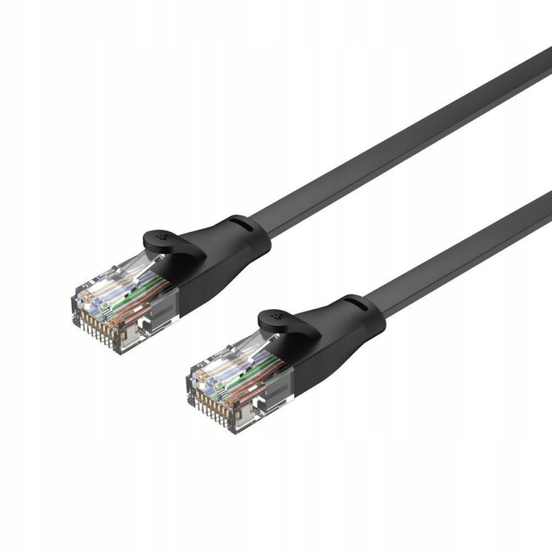 Kabel sieciowy płaski UTP Ethernet Cat.6 1m – Idealne rozwiązanie do Twojej sieci