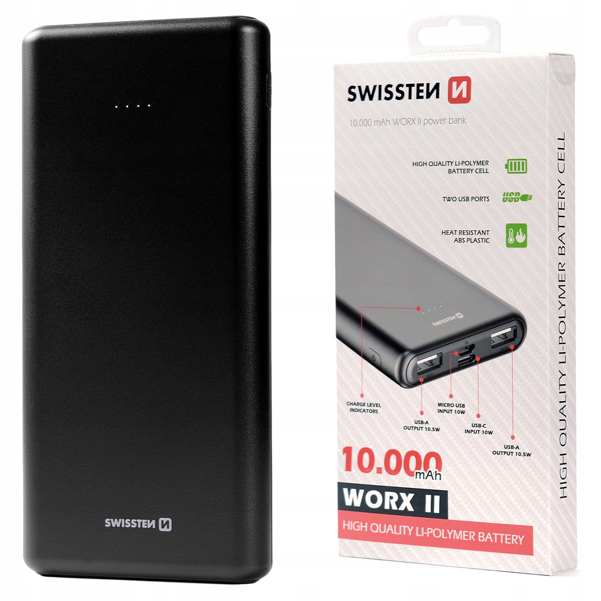 Wydajność i pojemność – 10 000 mAh dla Twoich urządzeń