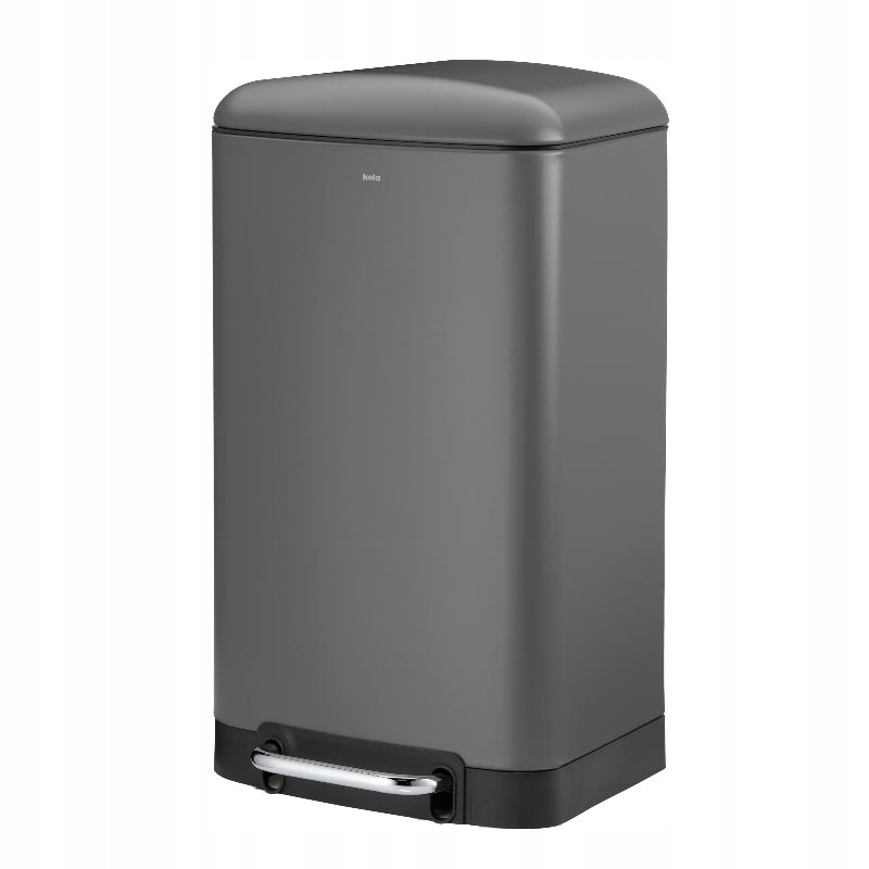 Kosz na śmieci 30 l szary Davino Kela – Elegancka i funkcjonalna opcja do Twojego domu