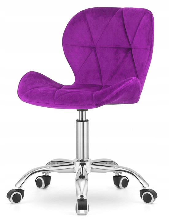 Krzesło obrotowe VASTO OFFICE VELVET PURPLE – Elegancja i komfort w Twoim biurze