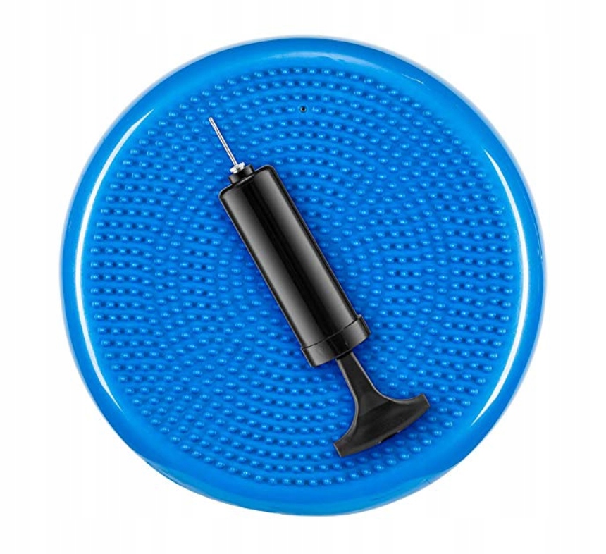 Zestaw zawiera pompkę i przykładowe ćwiczenia