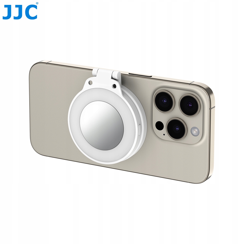 JJC Lampa LED do smartfona JJC MSL-1 WHITE – Idealne oświetlenie do selfie i vlogów