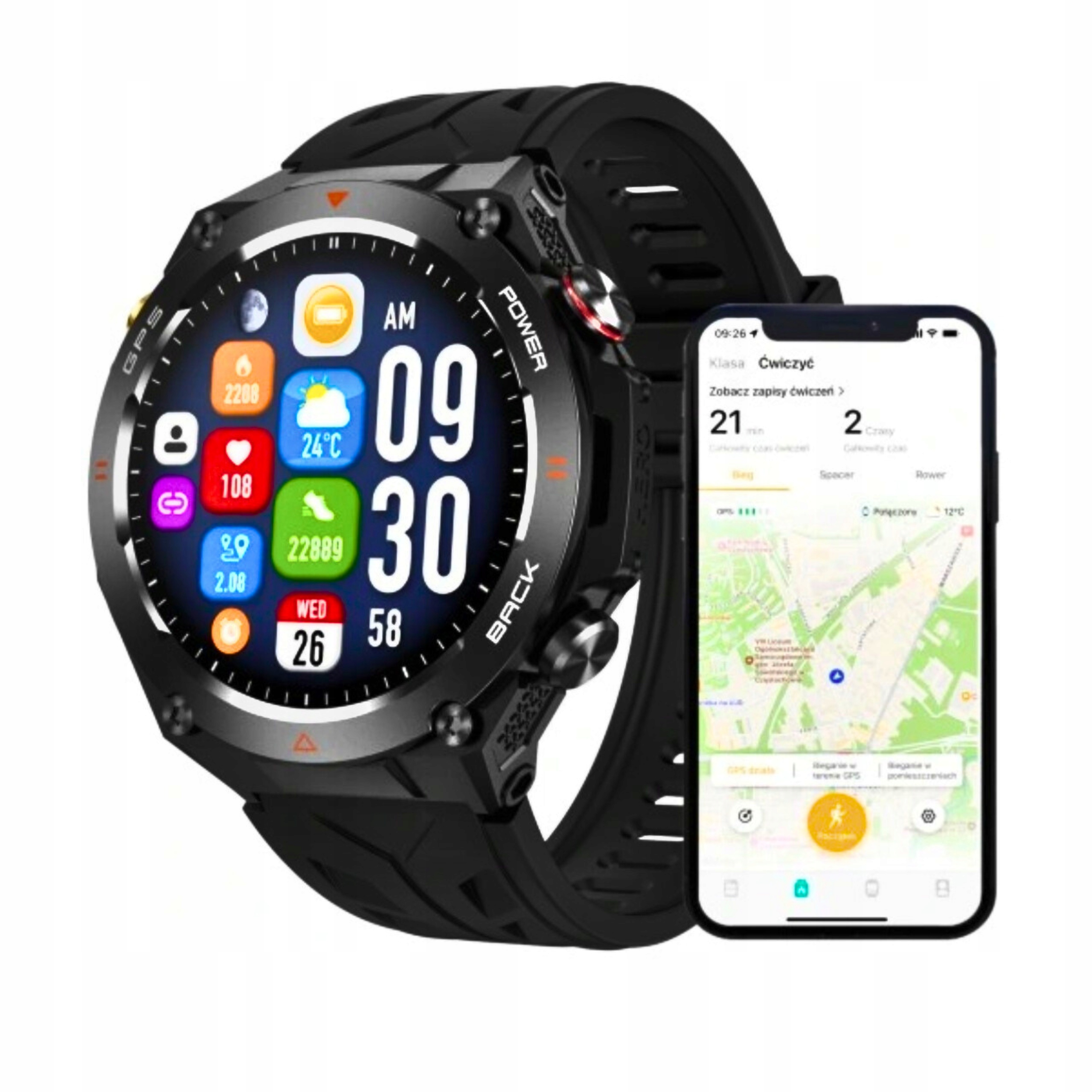 Wirtualny Trener i 107 trybów sportowych