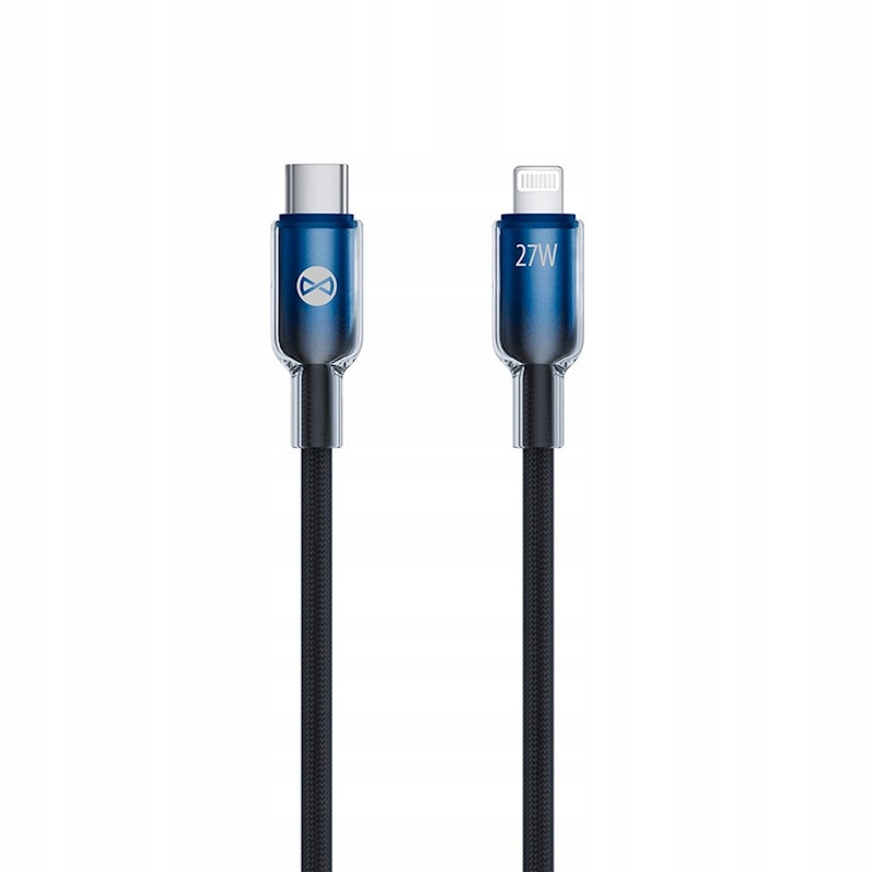Forever Kabel Ombre USB-C - Lightning 1,0 m 27W czarny – Szybkie ładowanie i nowoczesny design