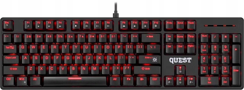 Efektowne podświetlenie LED dla lepszej widoczności