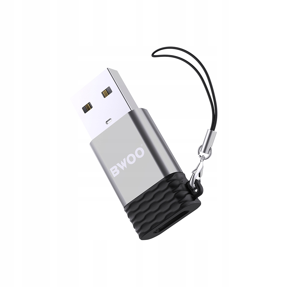 BWOO adapter USB-C - USB szary OTG BZ-38 – Uniwersalne rozwiązanie dla Twoich urządzeń