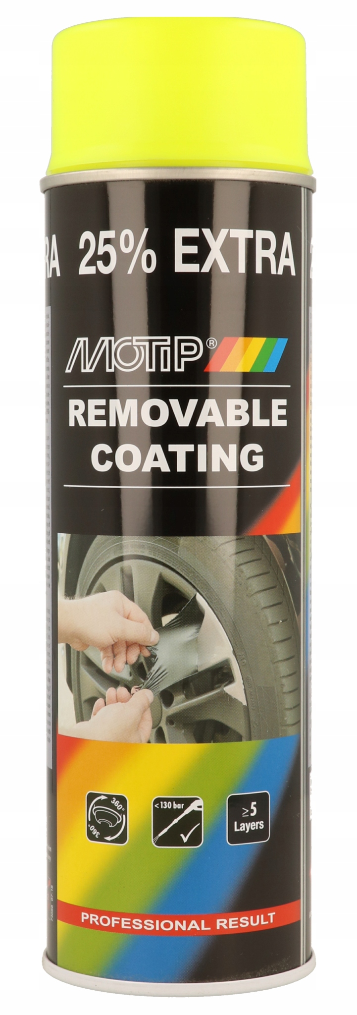 Dažai REMOVABLE COATING geltoni fluor 500ml – Idealne rozwiązanie do dekoracji i ochrony