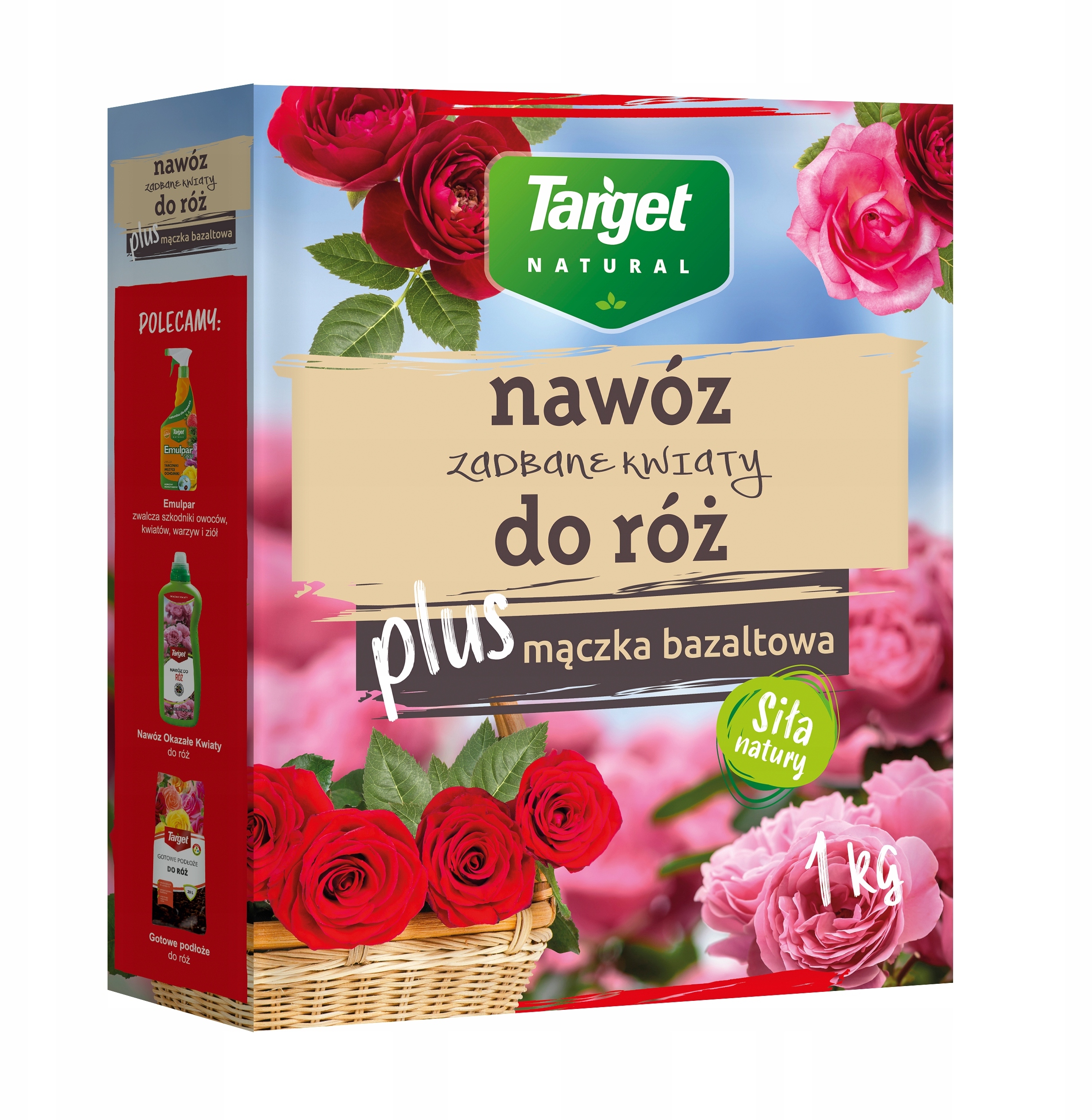 Nawóz do róż z mączką bazaltową Zadbane Kwiaty 1 kg – Idealne odżywienie dla Twoich róż