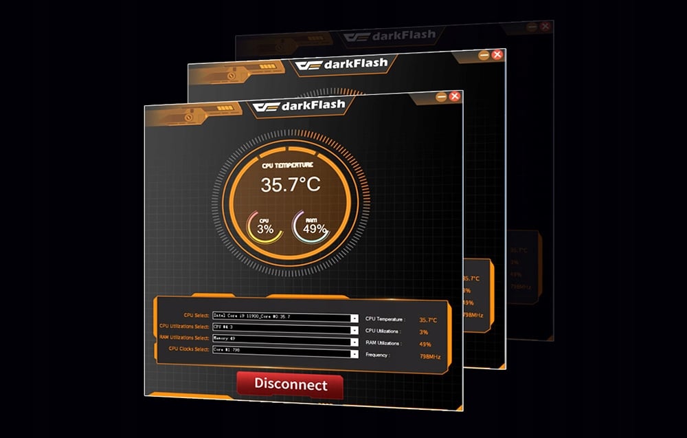 Trzy wentylatory 120 mm z ARGB i PWM
