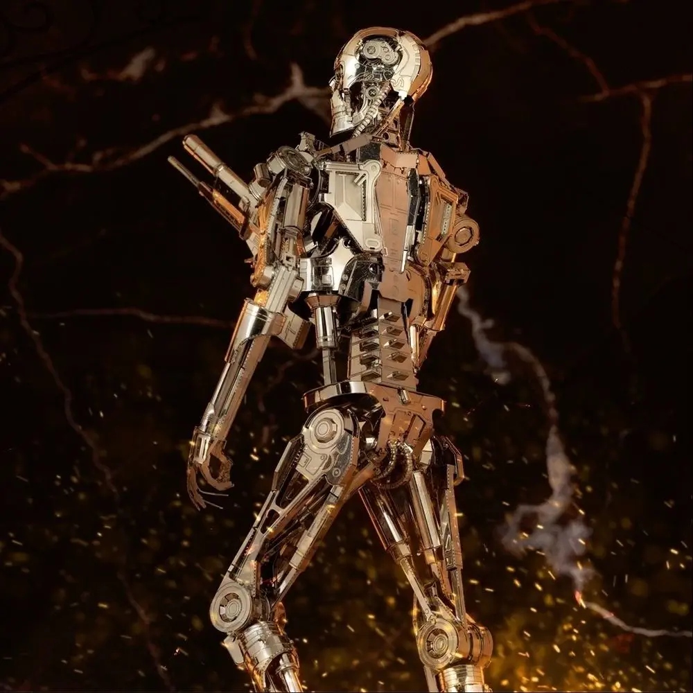 Fascinations Terminator T-800 Endoskeleton Model Do Składania Metalowy – Ikona kultury sci-fi
