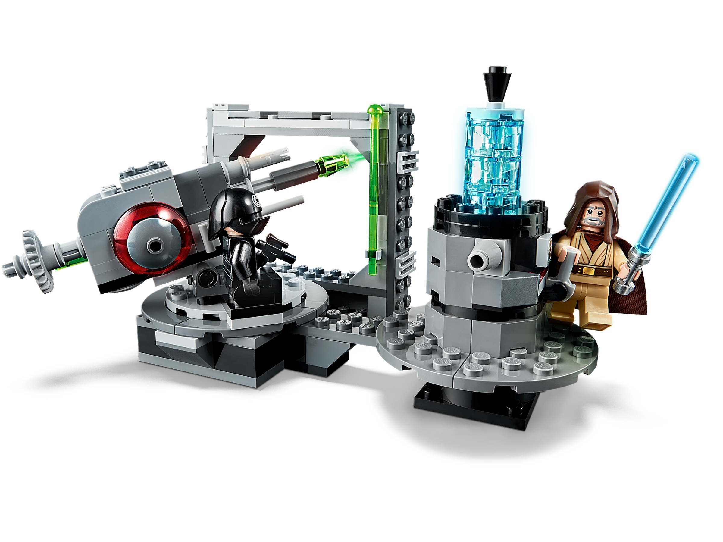 Kluczowe elementy zestawu LEGO Działo na Gwieździe Śmierci