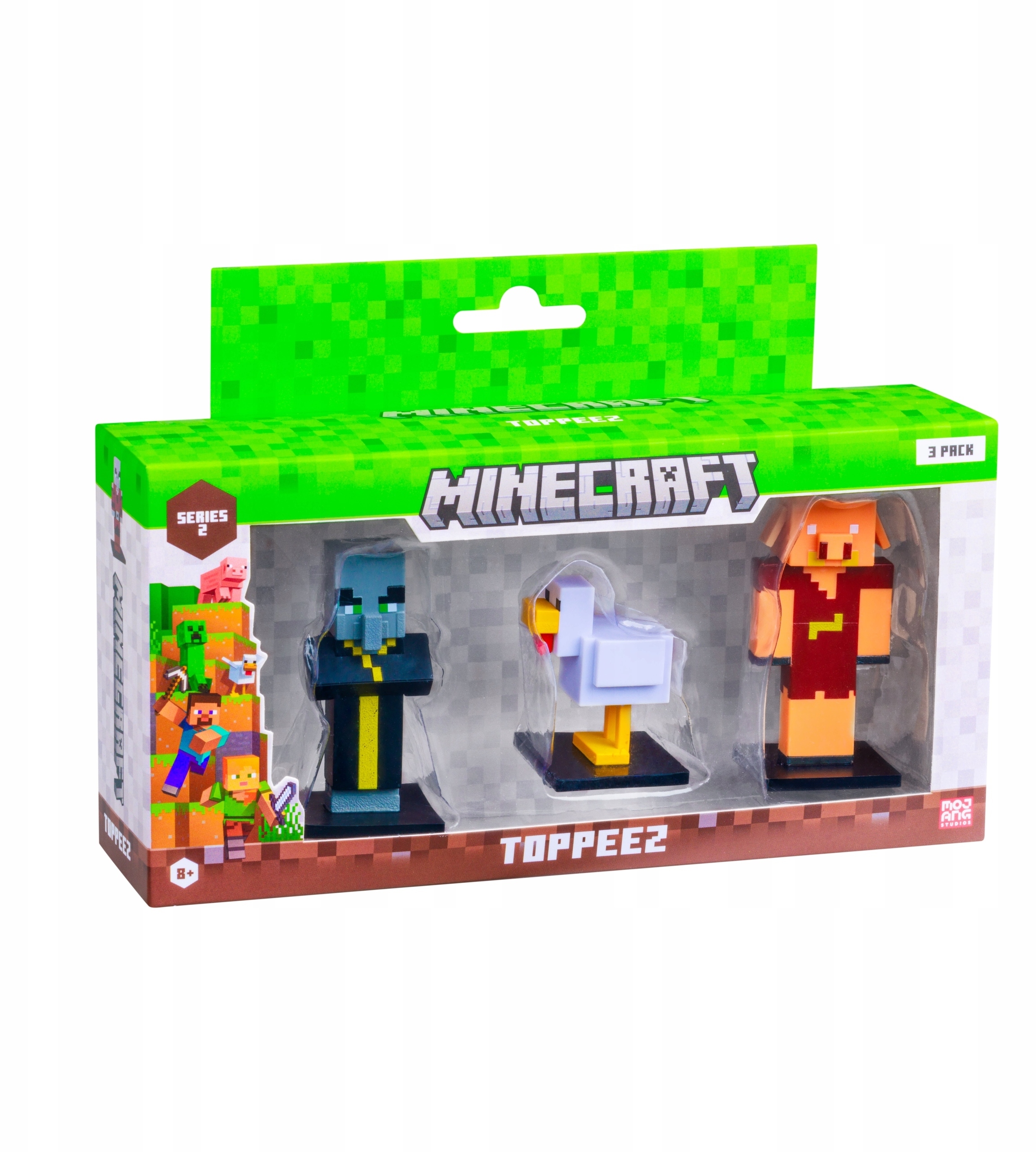 Minecraft S2 Figures - Zestaw 3 figurek do odkrywania świata