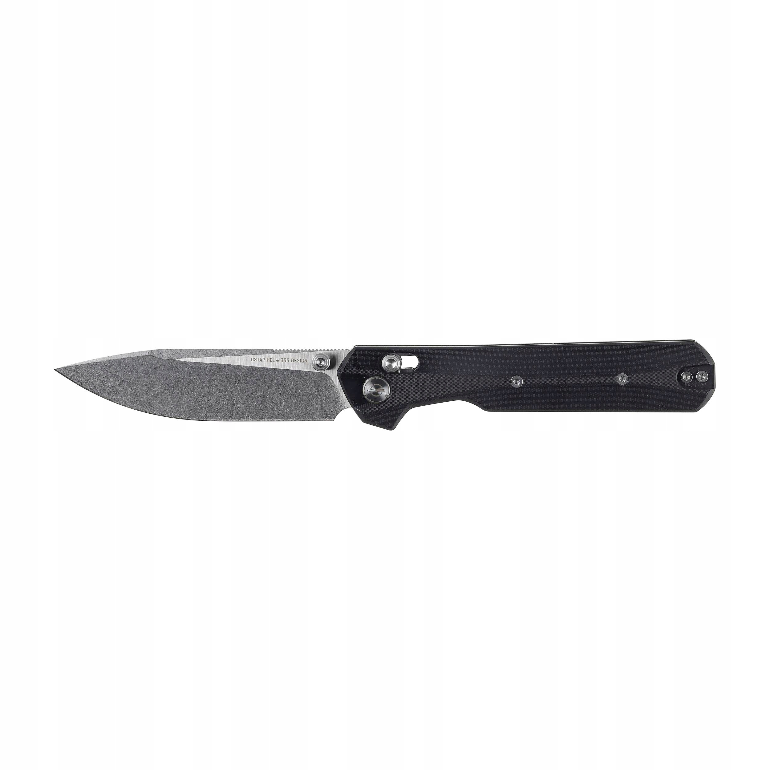Nóż KNIVESPL The First Black G10 14C28N – Idealny towarzysz w każdej przygodzie