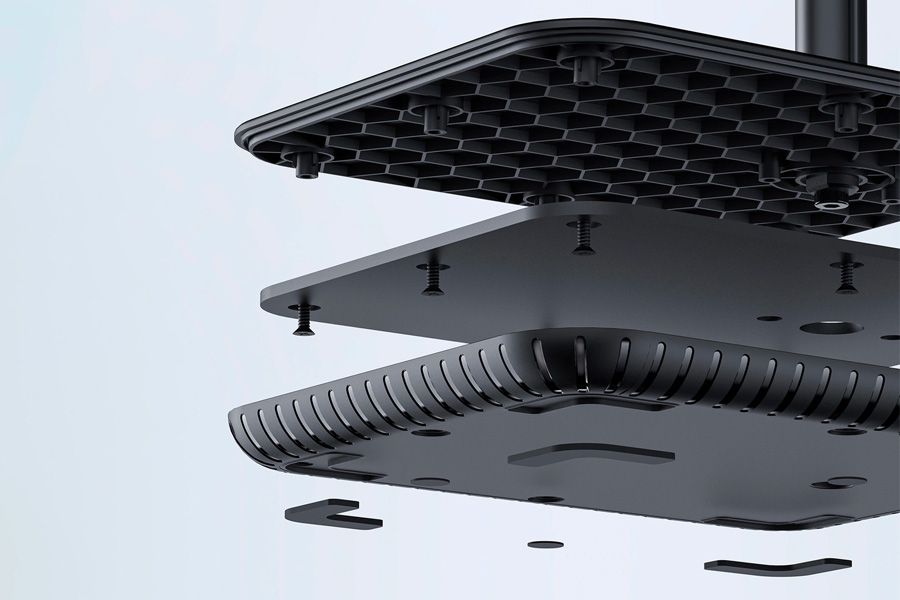 Teleskopowy uchwyt do telefonu i tabletu – czarny (E4)