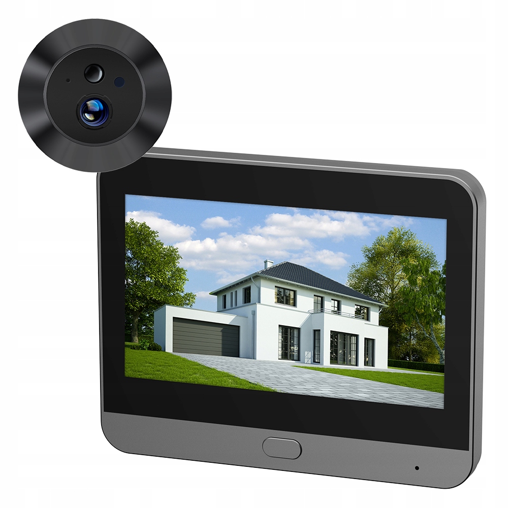 Wizjer elektroniczny do drzwi VIZOA RH-PD10-B – Nowoczesne rozwiązanie dla bezpieczeństwa Twojego domu