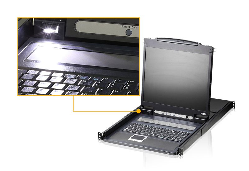 Wbudowana konsola LCD 19 cali z podświetleniem LED