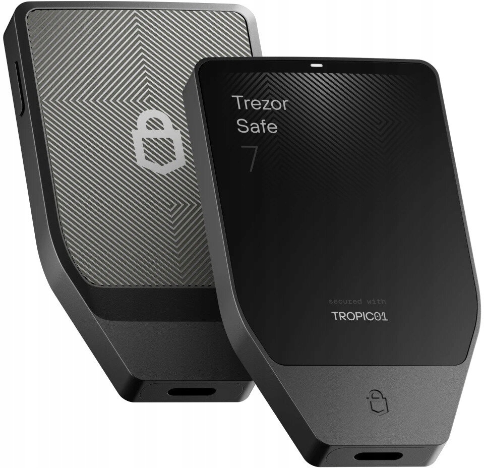 Trezor Safe 7 Charcoal Black – Najbezpieczniejszy portfel sprzętowy dla kryptowalut