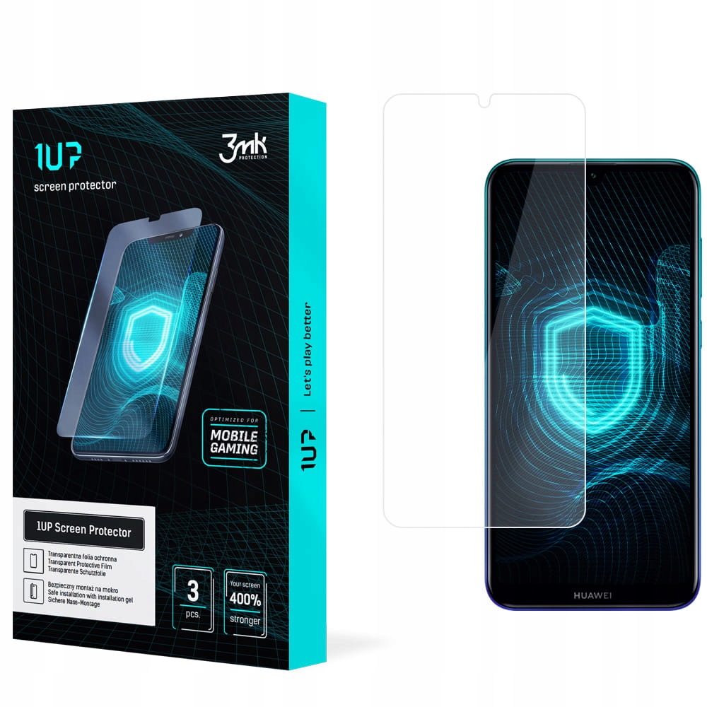 HUAWEI Y7 2019 - Folia ochronna 3MK 1UP dla graczy