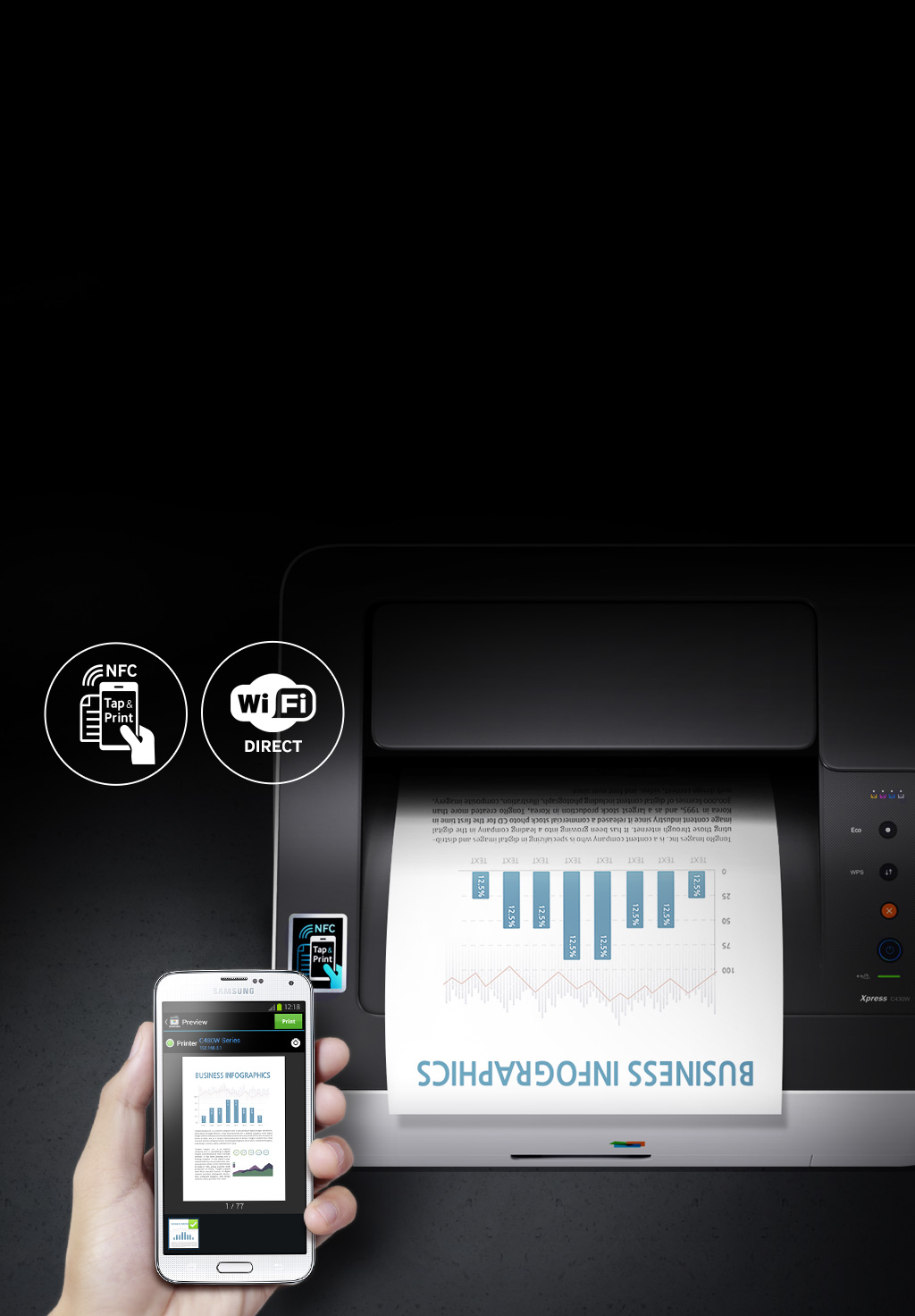 Drukowanie mobilne jednym dotknięciem