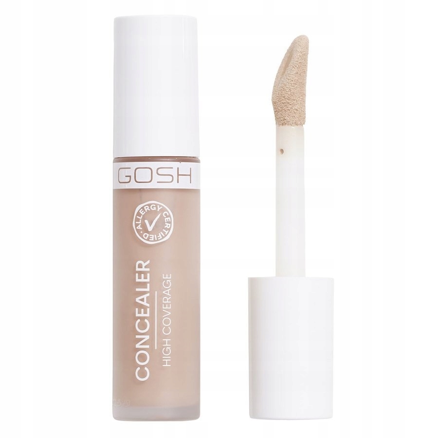 Gosh Concealer High Coverage mocno kryjący korektor z aplikatorem 001 Porcelain 6ml – Idealny wybór dla perfekcyjnego makijażu