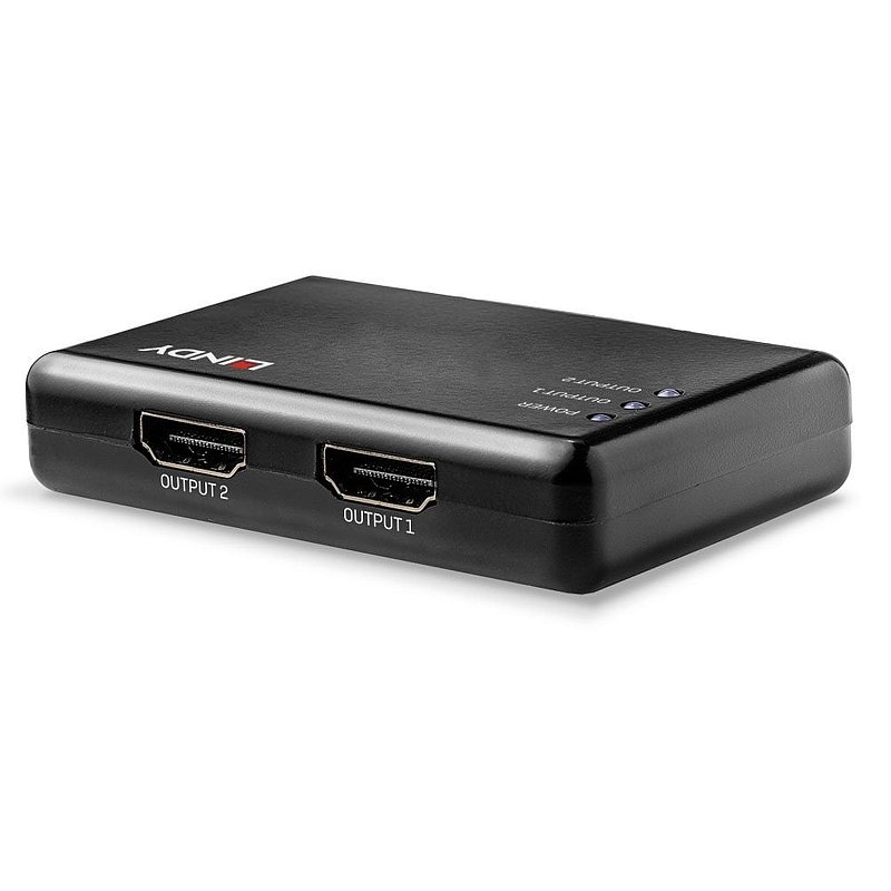 Splitter HDMI Lindy 2 Port 10.2G – Kompaktowe rozwiązanie do rozdzielania sygnału