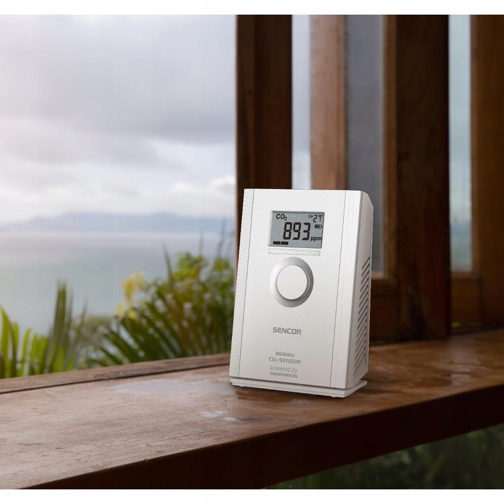 Monitorowanie stężenia dwutlenku węgla w pomieszczeniach