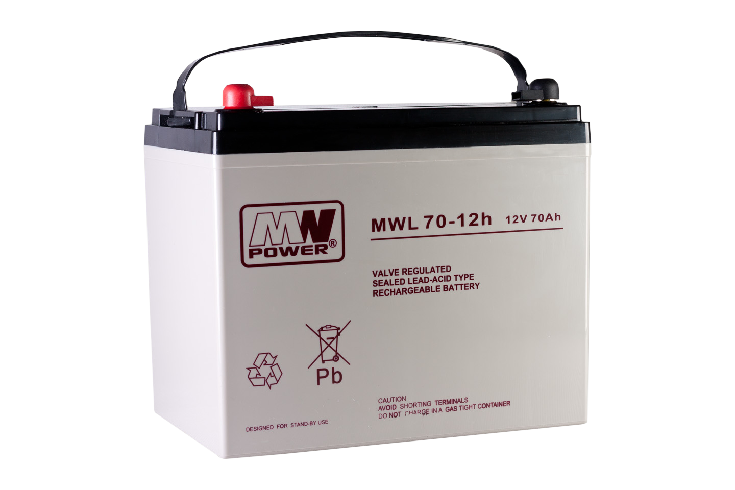 MW Power MWL 70-12H – Akumulator AGM VRLA 12V 70Ah do profesjonalnych zastosowań