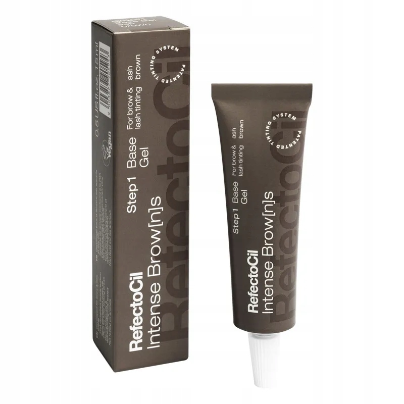 RefectoCil Intense Brow[n]s Base Gel Farba do brwi i rzęs 15ml Ash Brown – Idealne podkreślenie brwi i rzęs