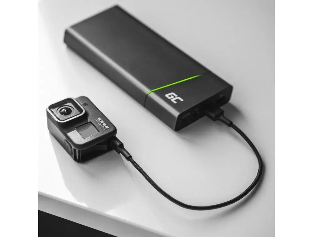 Kabel Green Cell GC PowerStream USB-A - USB-C 0.3 m* – Szybkie ładowanie i niezrównana wytrzymałość