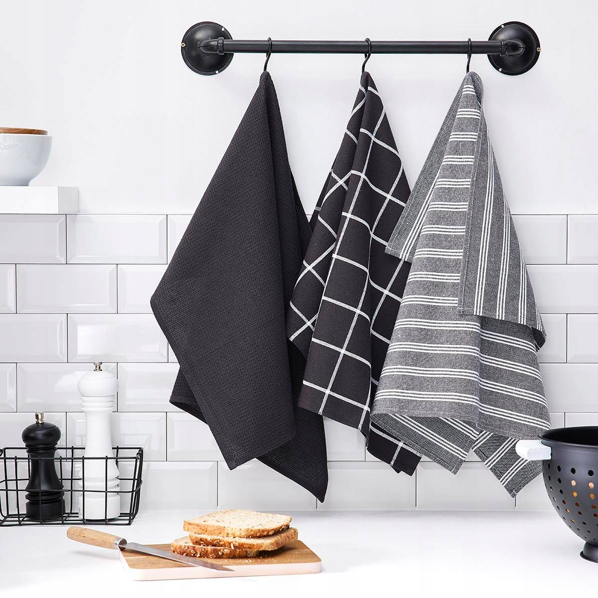 TODAY Ściereczki kuchenne bawełniane Uni – Elegancja i funkcjonalność w Twojej kuchni