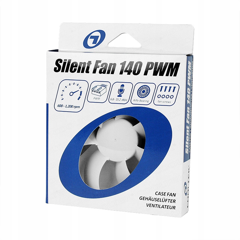 Wentylator Cooltek CT-Silent Fan 140 PWM – Ciche i wydajne chłodzenie