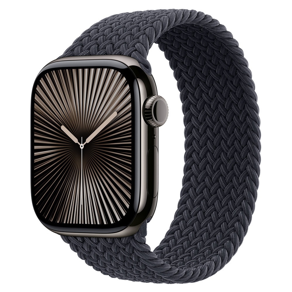 Pasek 45mm Braided Solo Loop rozmiar 10 Midnight – Elegancja i funkcjonalność w jednym