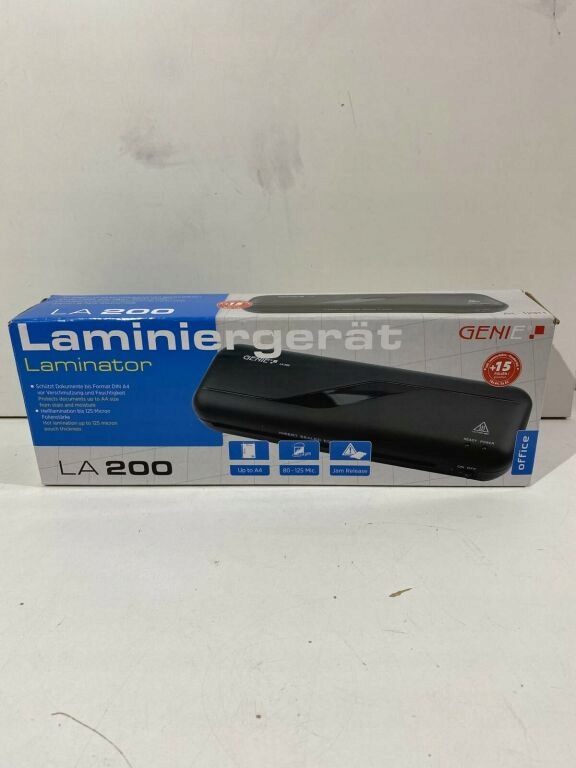 Laminator GENIE LA 200 A4 – Idealne rozwiązanie do biura