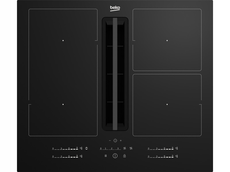 Płyta indukcyjna Beko HIXI 64700 UF – Nowoczesne gotowanie z okapem