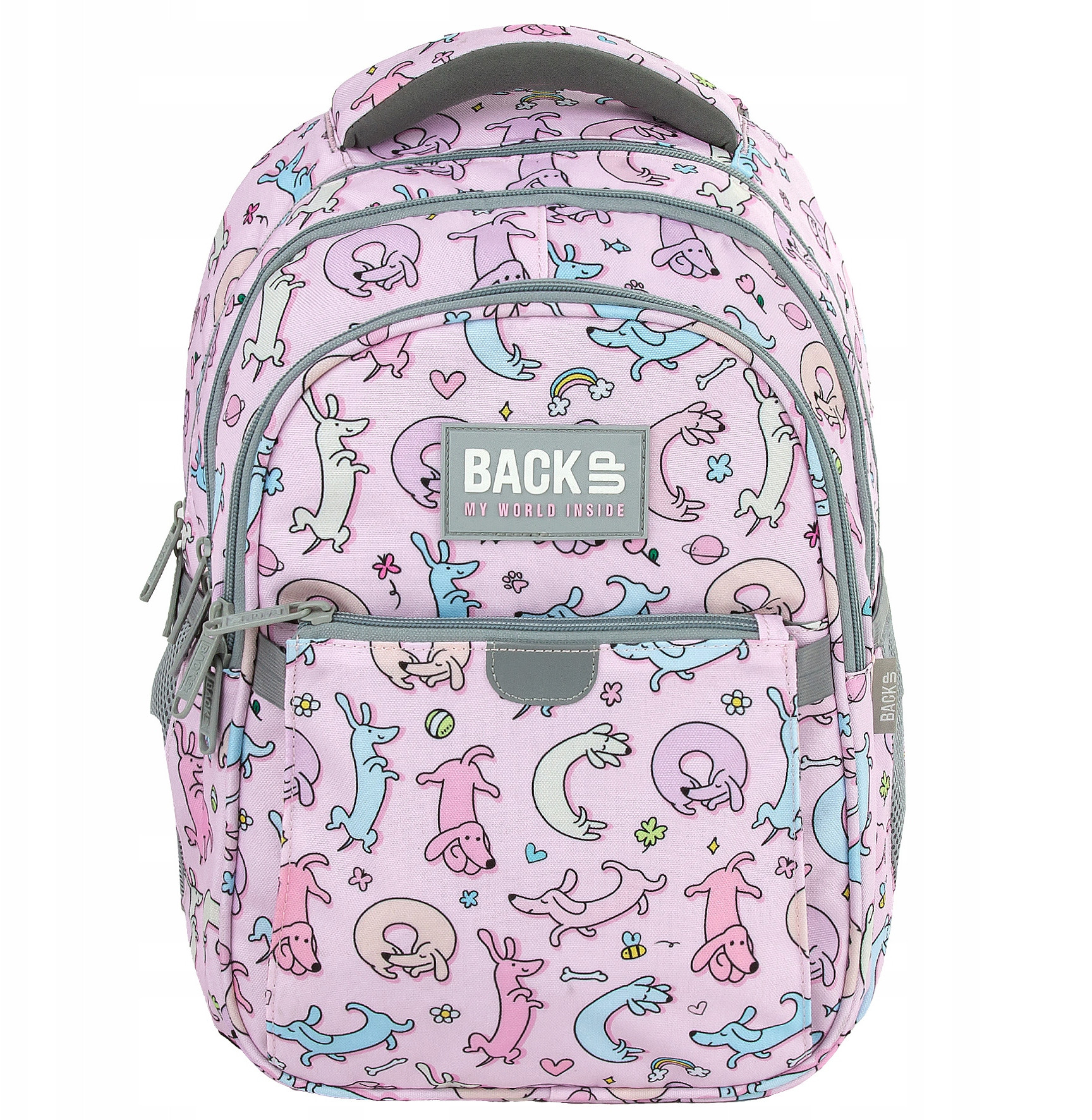 Uroczy wzór CUTE DOGS – Motyw jamników dla dziewczynek