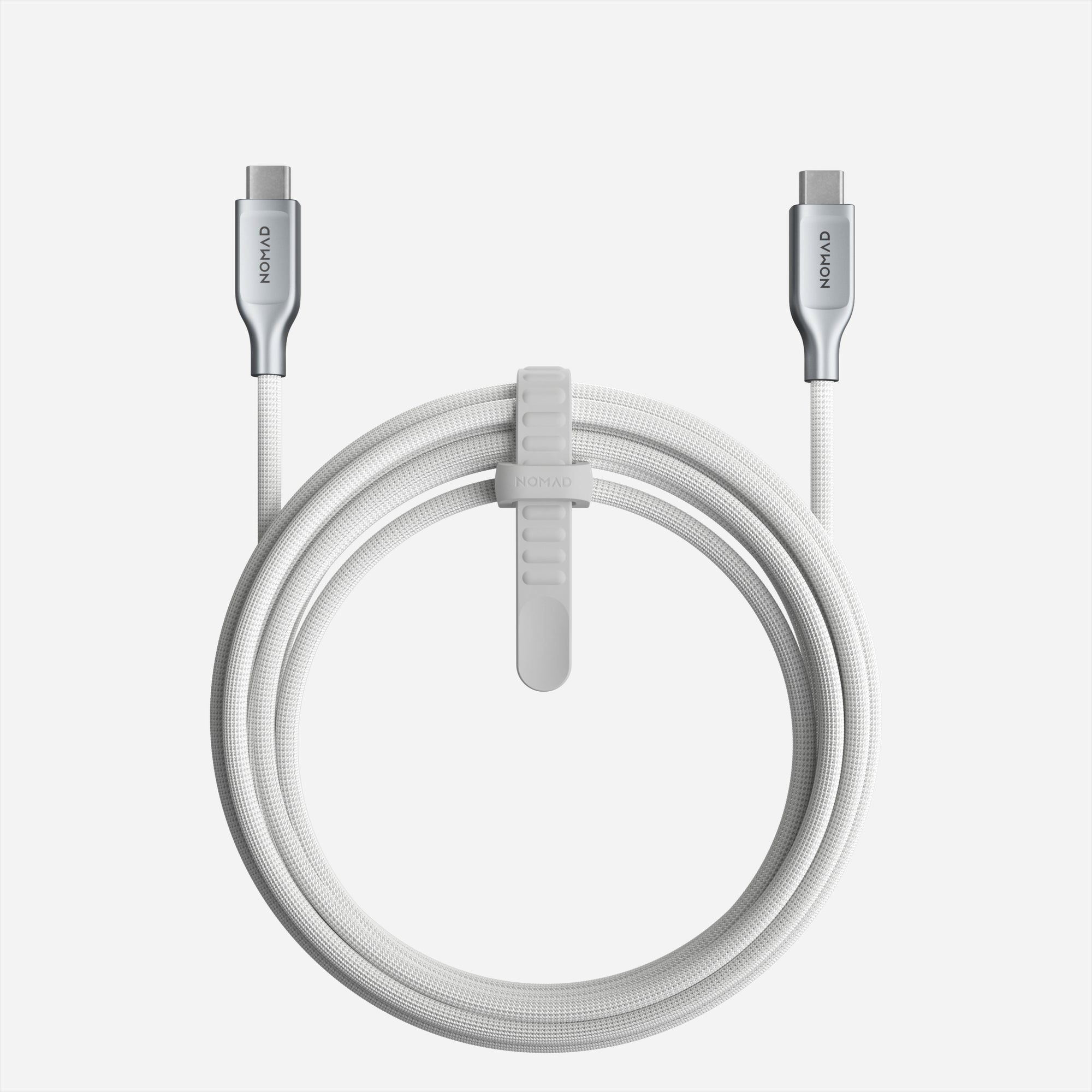 Nomad Kevlar Cable – USB-C do USB-C, 3.0m, biały – Idealne rozwiązanie dla Twoich urządzeń