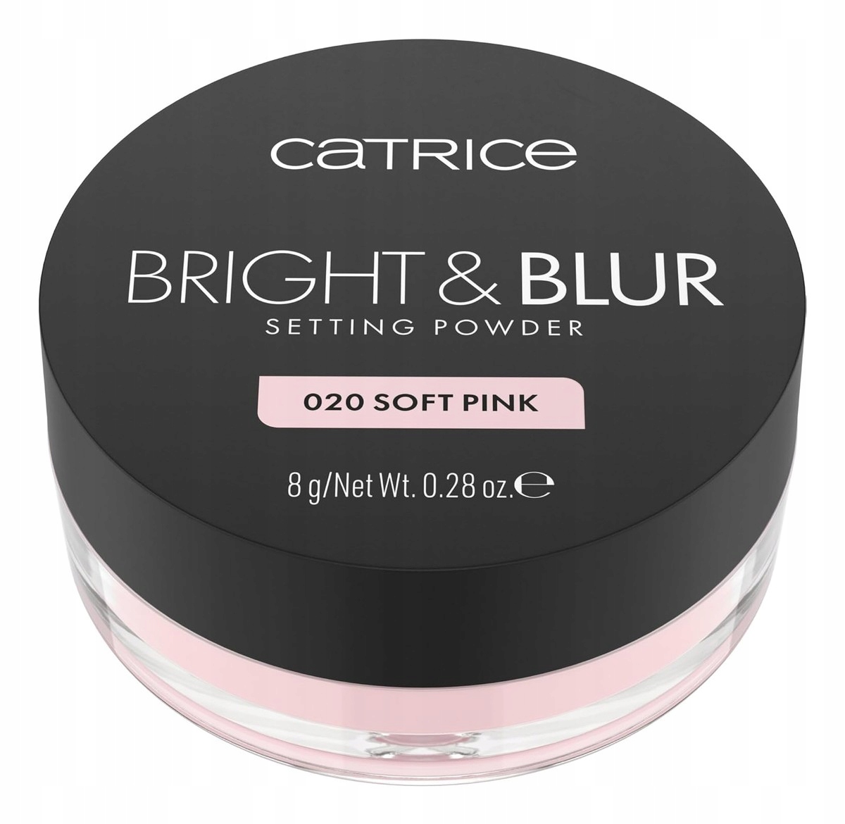 Catrice Bright & Blur Puder Sypki w Różowym Odcieniu Soft Pink (020) – Idealne wykończenie makijażu