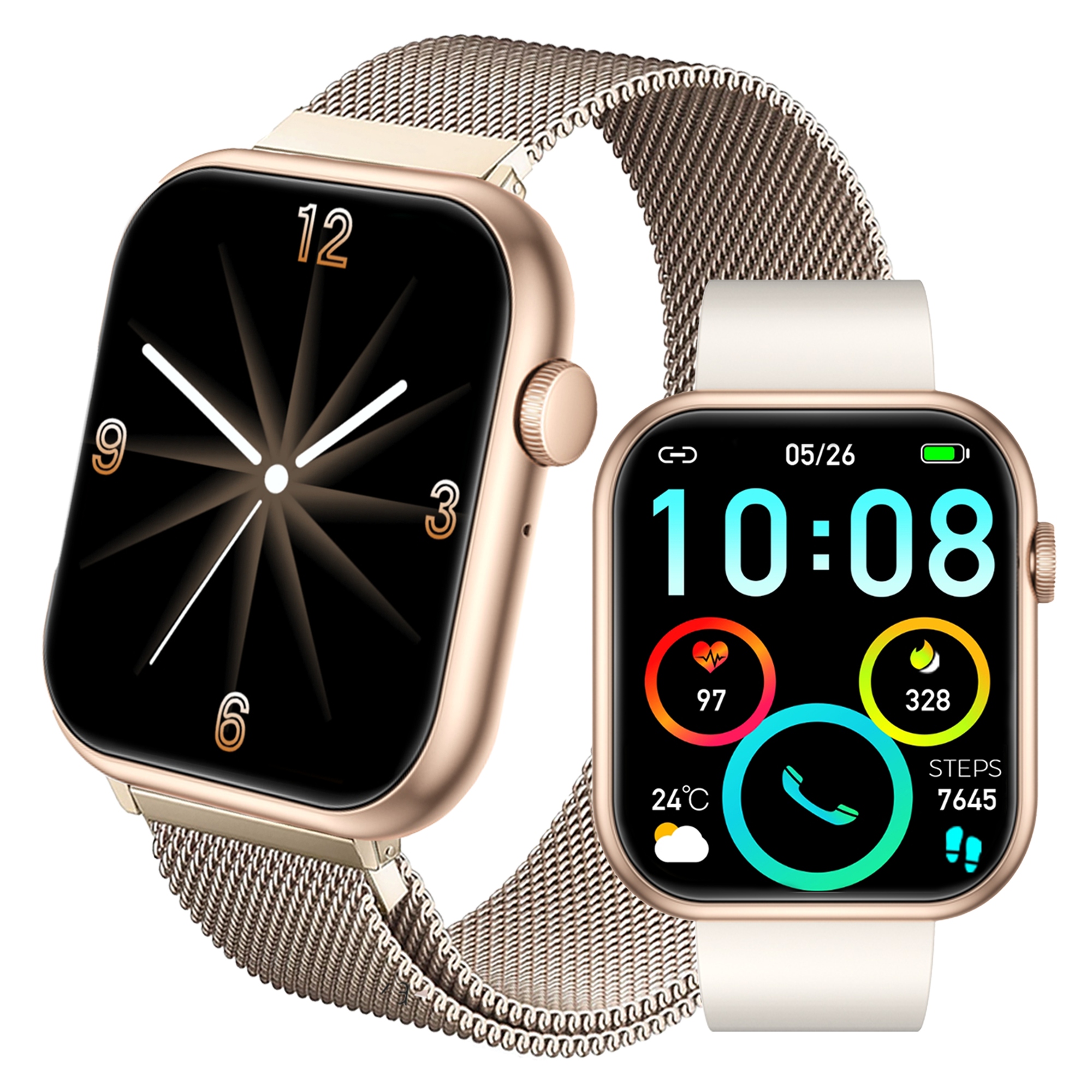 Smartwatch Zegarek Damski Menu PL Rozmowy – Twoje codzienne wsparcie