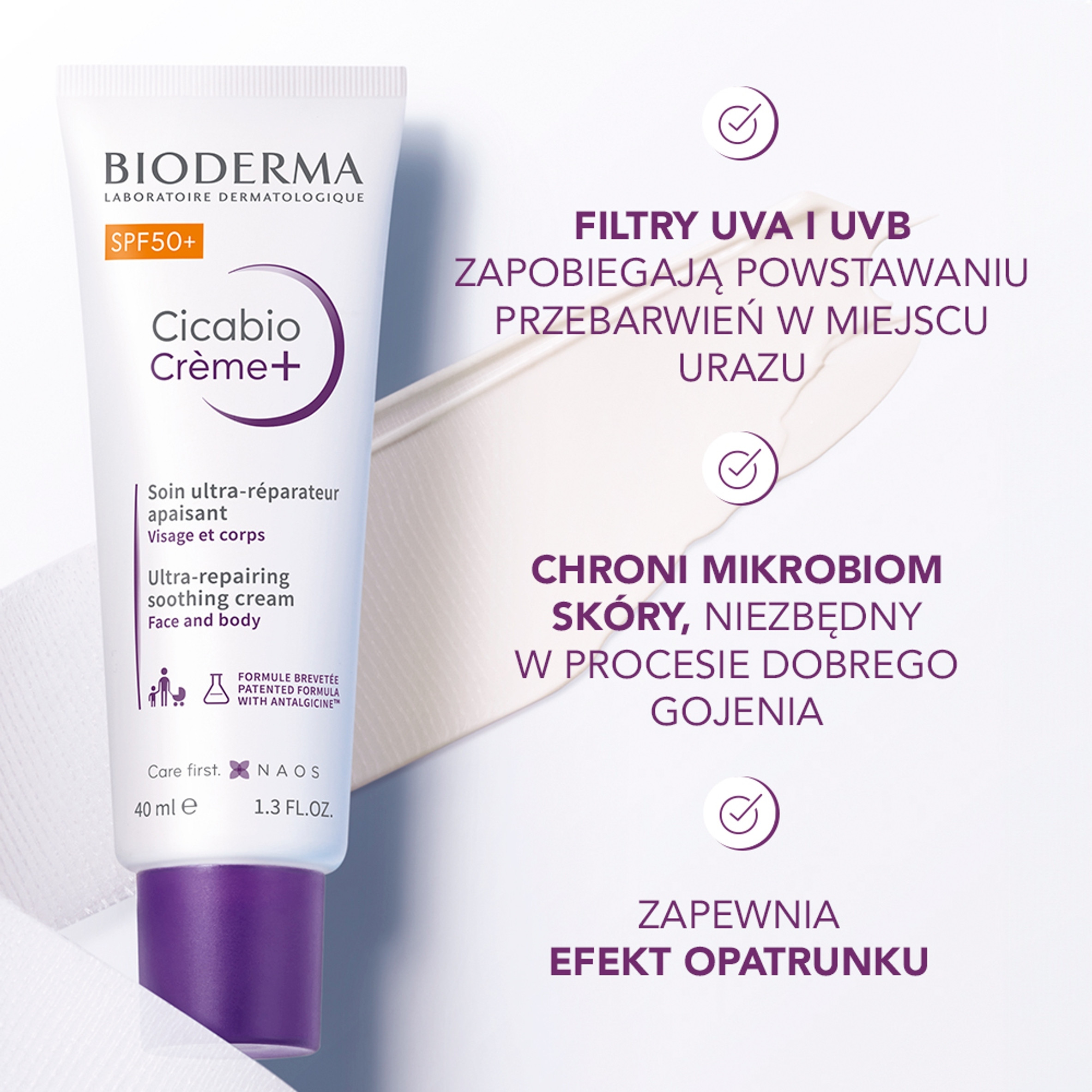 Maksymalna ochrona przeciwsłoneczna SPF 50+