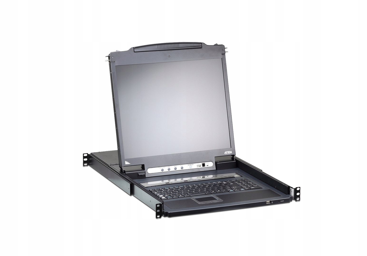 KVM 16 port LCD LED 19'' z klawiaturą i touchpadem USB-PS/2, IP Admin - CL5716IN-ATA-AG