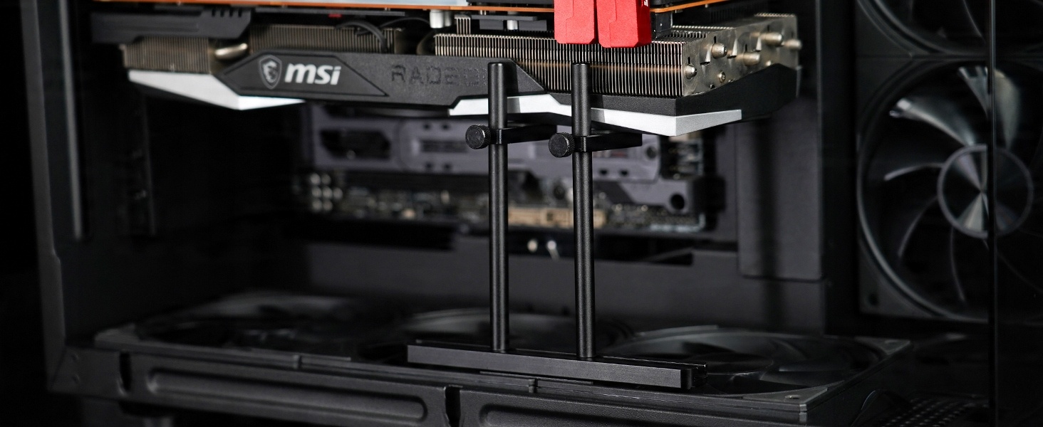 Zastosowanie w dużych i ciężkich kartach graficznych