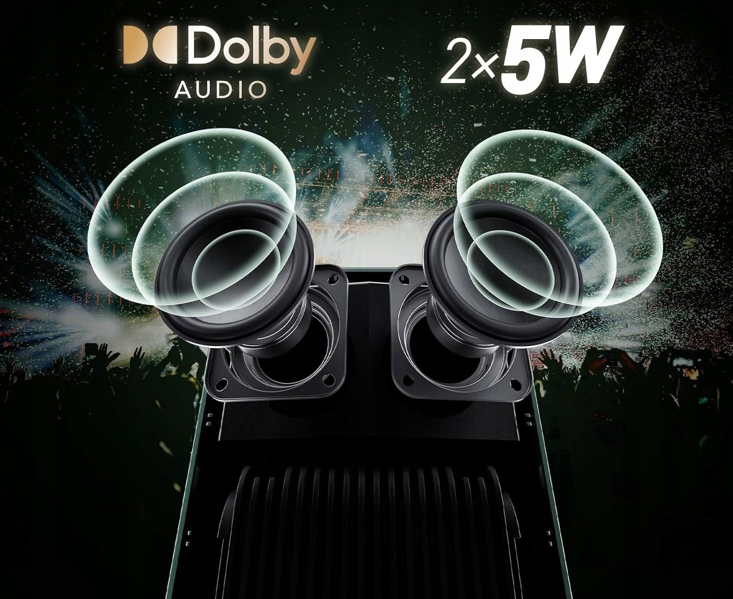 WiFi dual-band i Dolby Audio dla niezrównanych wrażeń dźwiękowych