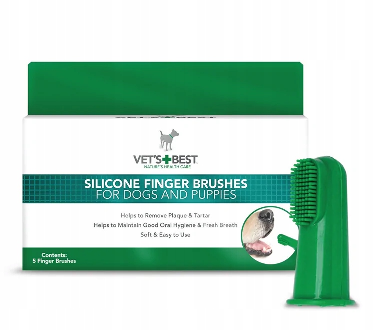 Dr Best VETS BEST SZCZOTECZKI NAPALCOWE – Idealne dla zdrowia jamy ustnej Twojego pupila